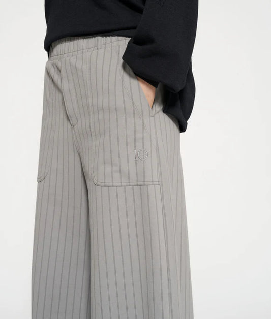 10DAYS Wide Jogger Pinstripe