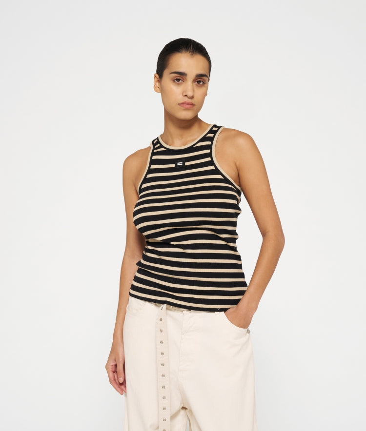 10 DAYS Tank Top Rib Stripes